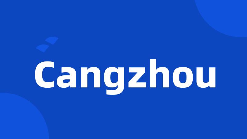 Cangzhou