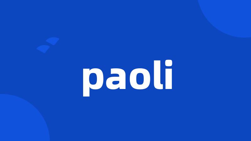 paoli