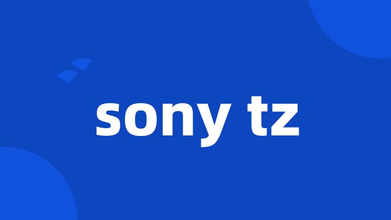 sony tz