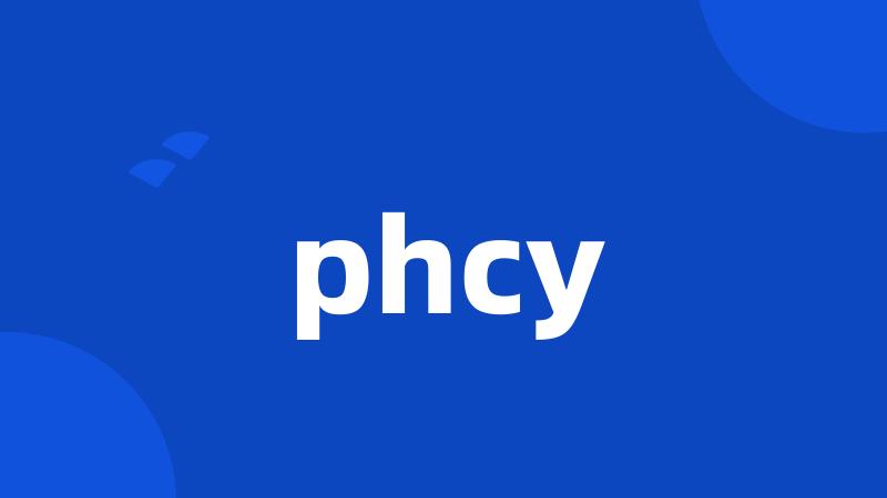 phcy