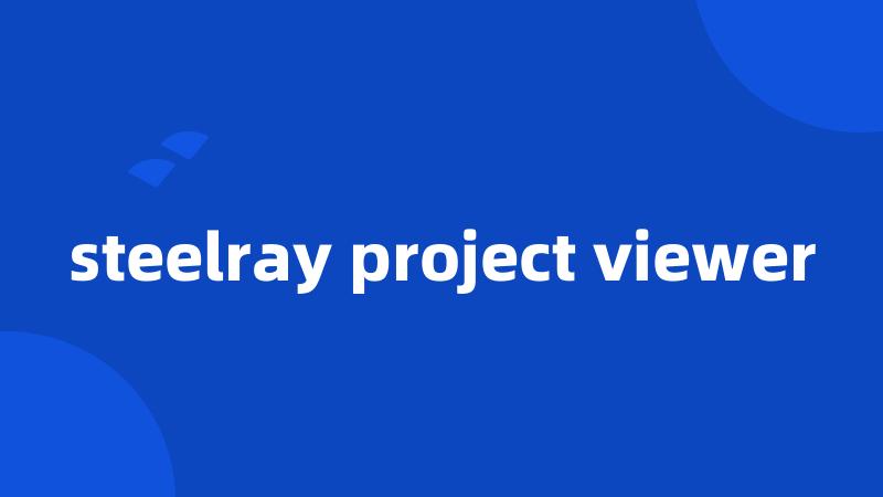 steelray project viewer