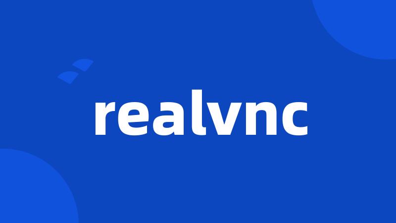 realvnc