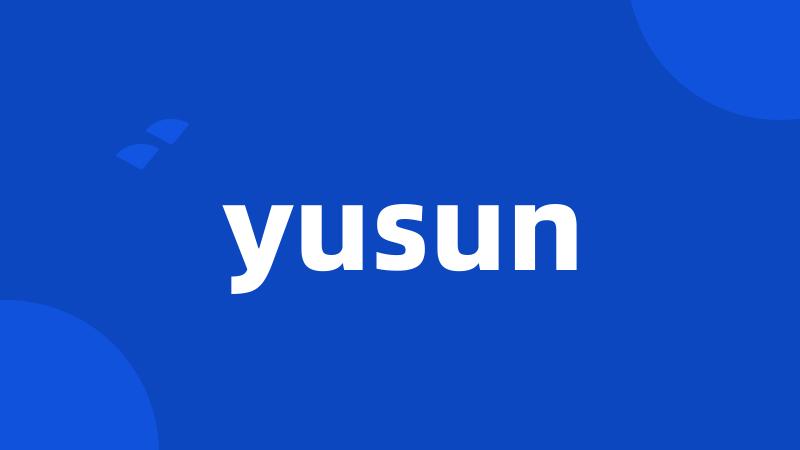 yusun