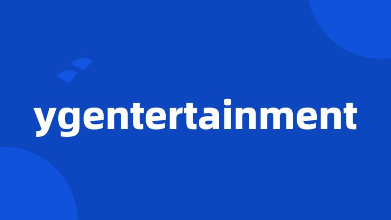 ygentertainment