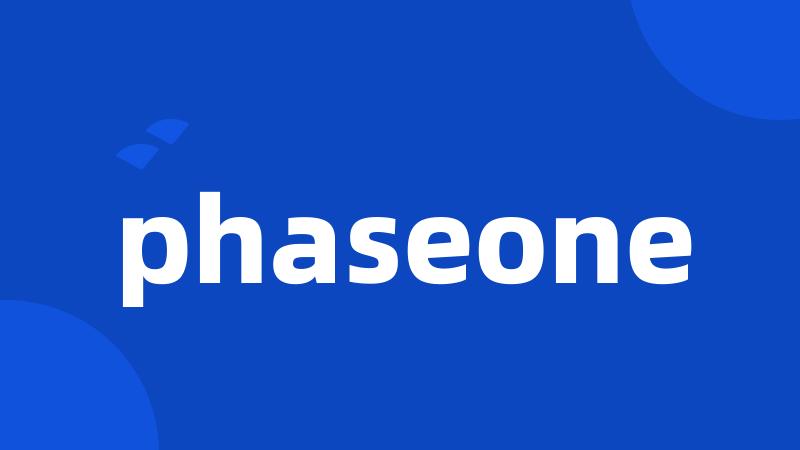 phaseone