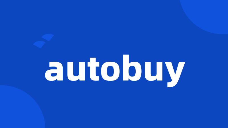 autobuy