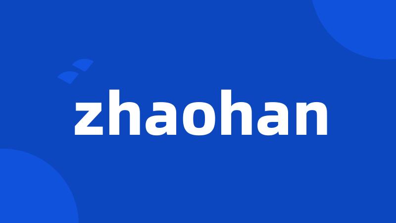 zhaohan