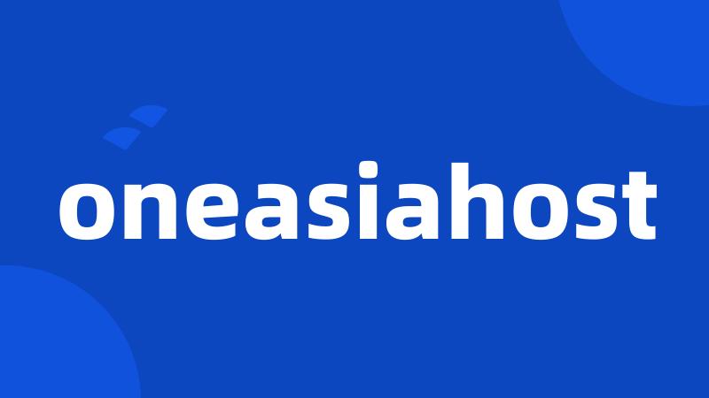 oneasiahost