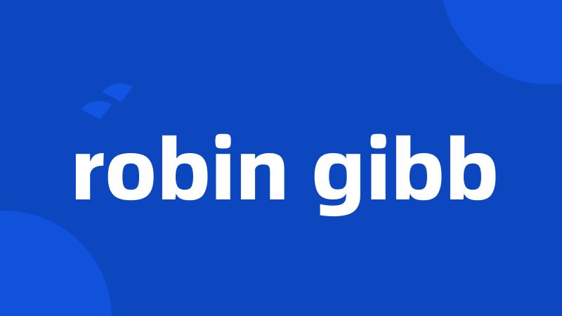 robin gibb