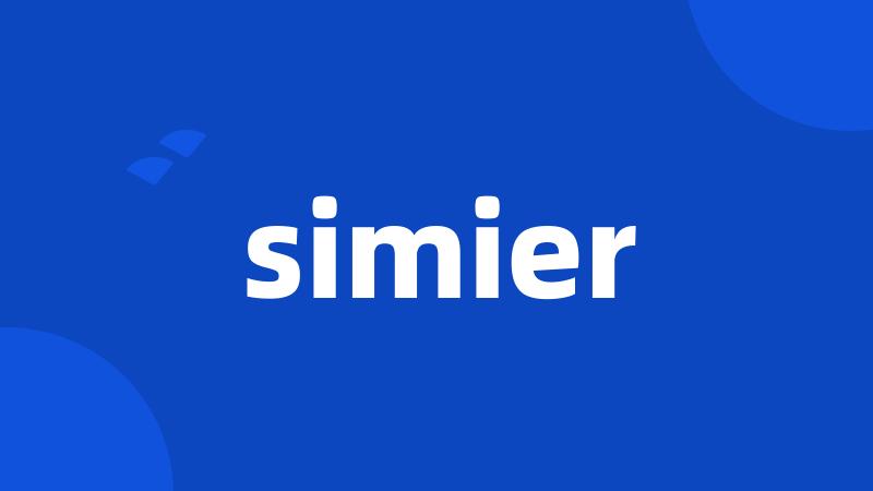 simier