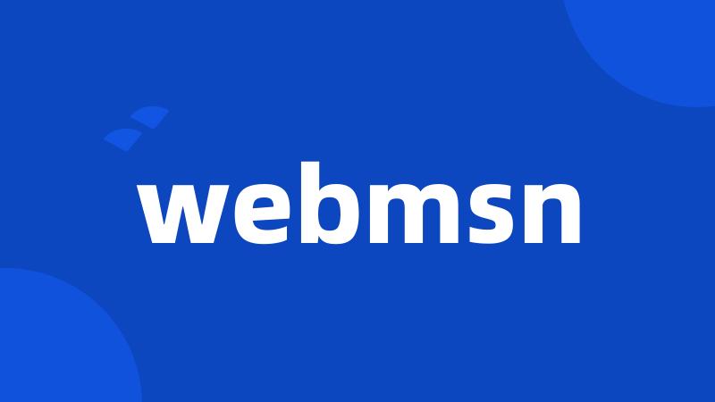 webmsn