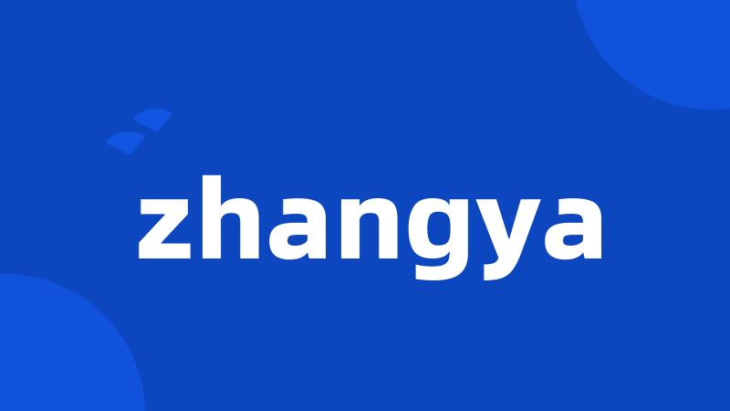 zhangya