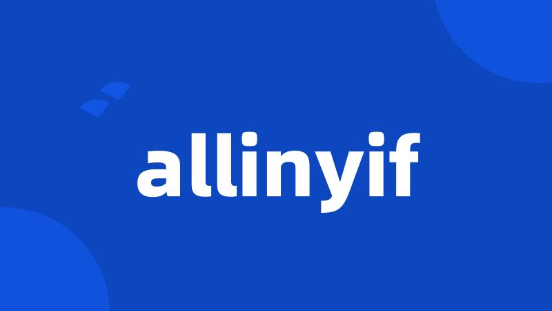 allinyif