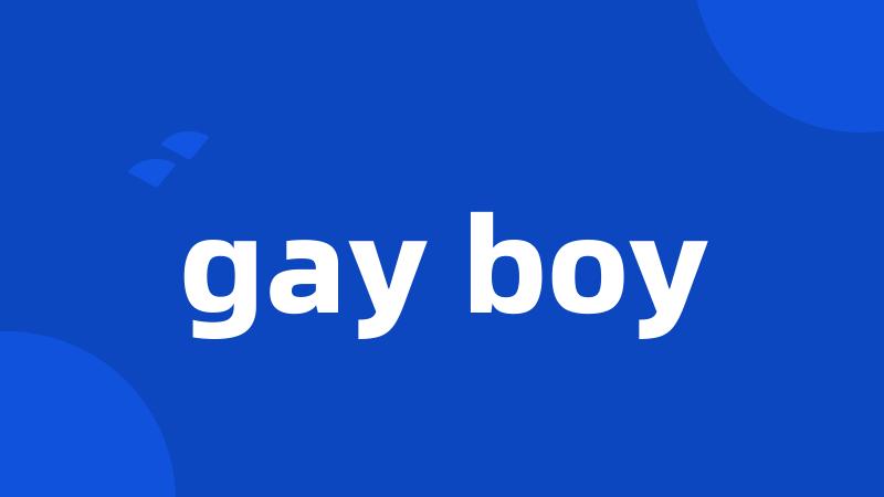 gay boy