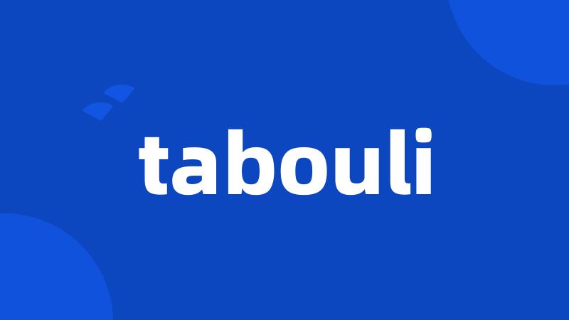 tabouli