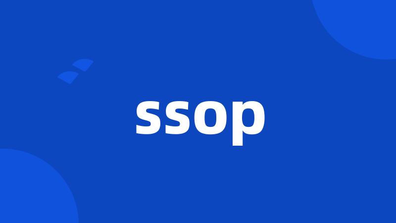 ssop