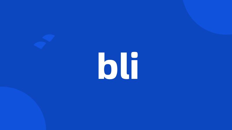 bli