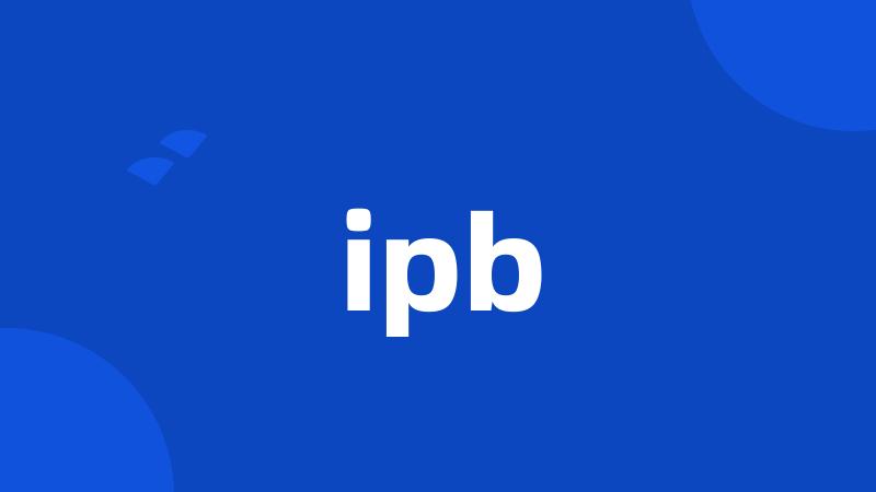 ipb