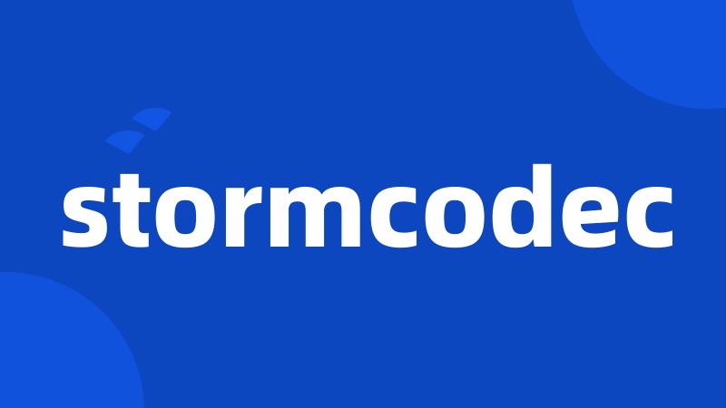 stormcodec