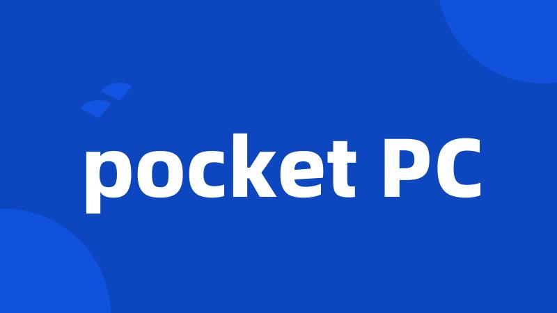 pocket PC