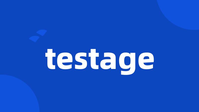 testage