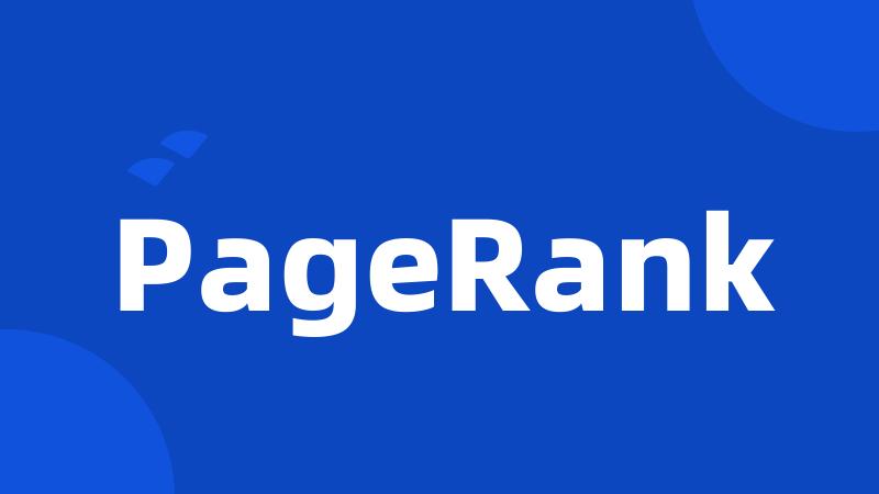 PageRank