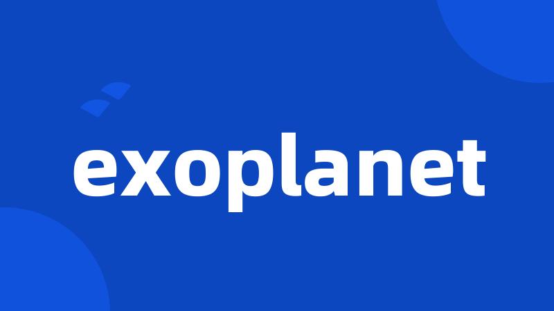 exoplanet