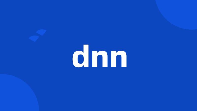 dnn