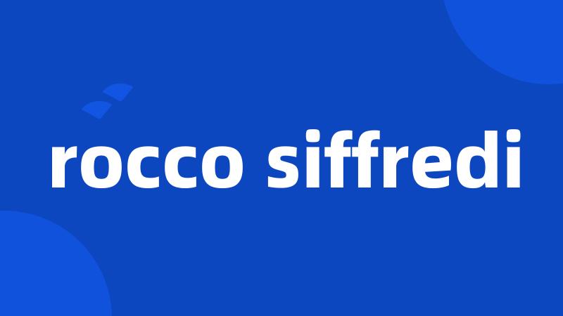 rocco siffredi