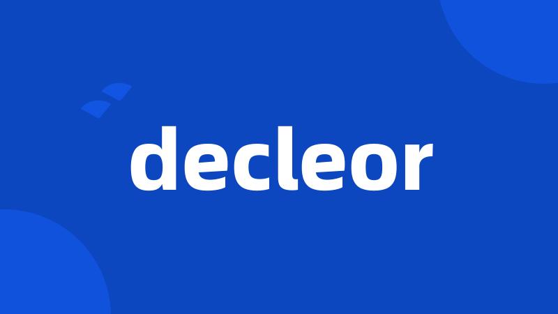 decleor