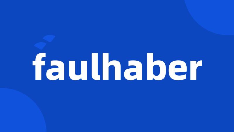 faulhaber