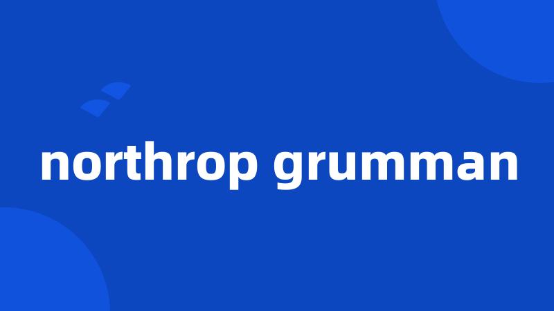 northrop grumman