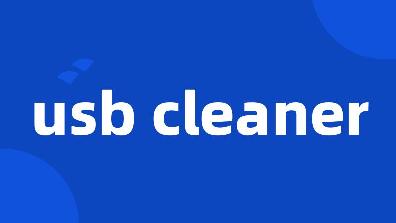 usb cleaner