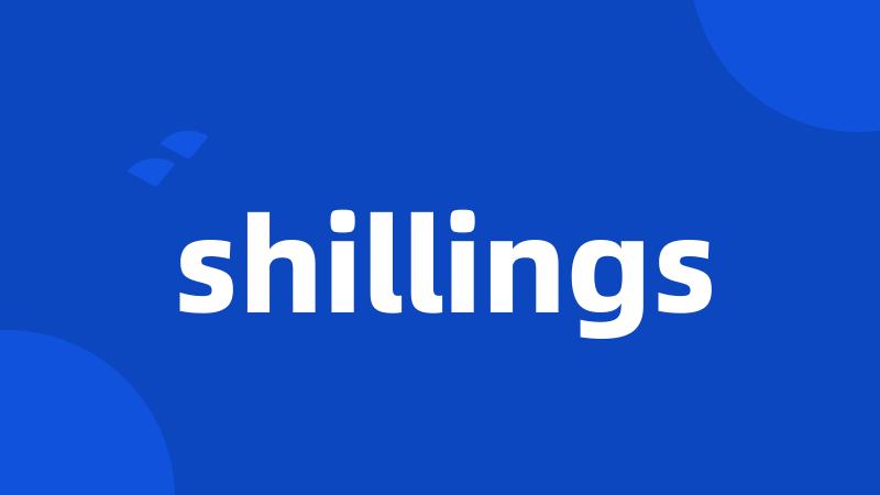 shillings