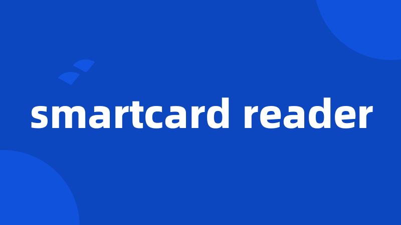 smartcard reader