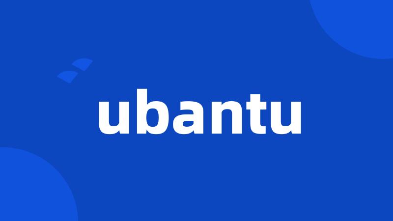 ubantu