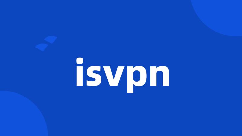 isvpn