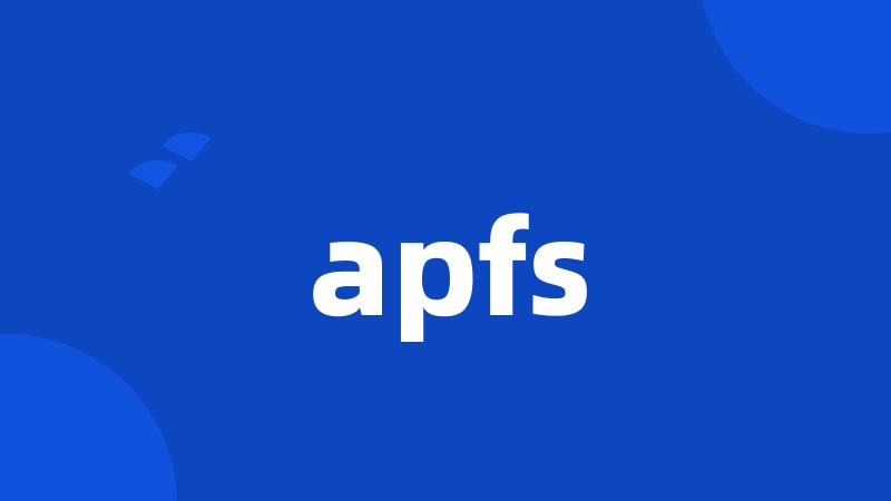 apfs