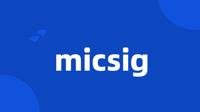 micsig