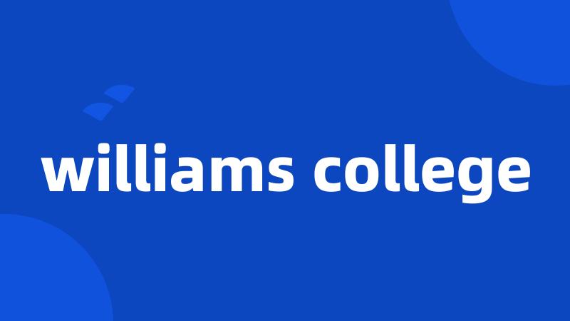 williams college