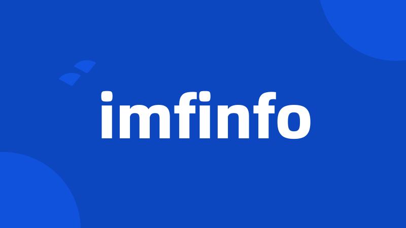 imfinfo