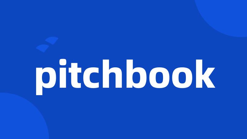 pitchbook