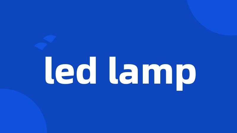 led lamp