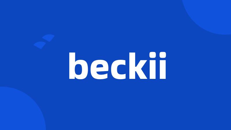 beckii