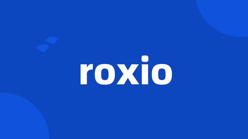 roxio