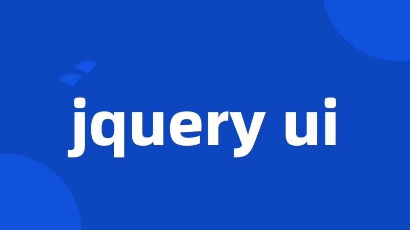 jquery ui