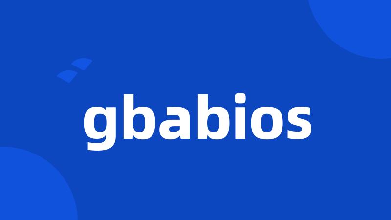 gbabios