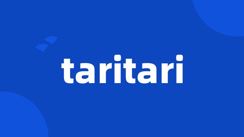 taritari