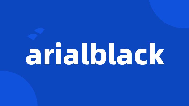 arialblack