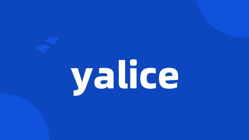 yalice